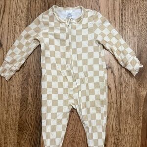 Checkered Lou Lou & Co Baby One Piece